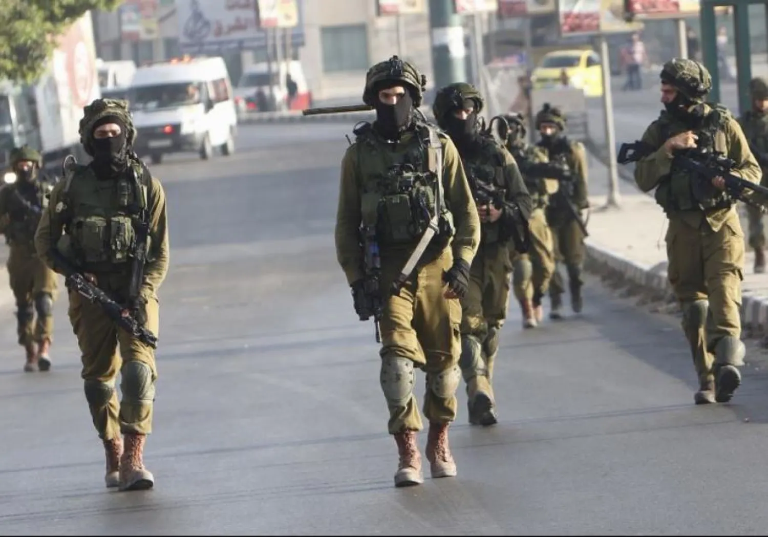 Israeli Army soldiers in the West Bank (Reuters)