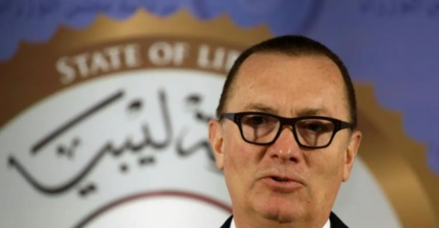 UN Undersecretary-General for Political Affairs Jeffrey Feltman speaks during a press conference in the Libyan capital Tripoli on January 10, 2018. MAHMUD TURKIA / AFP