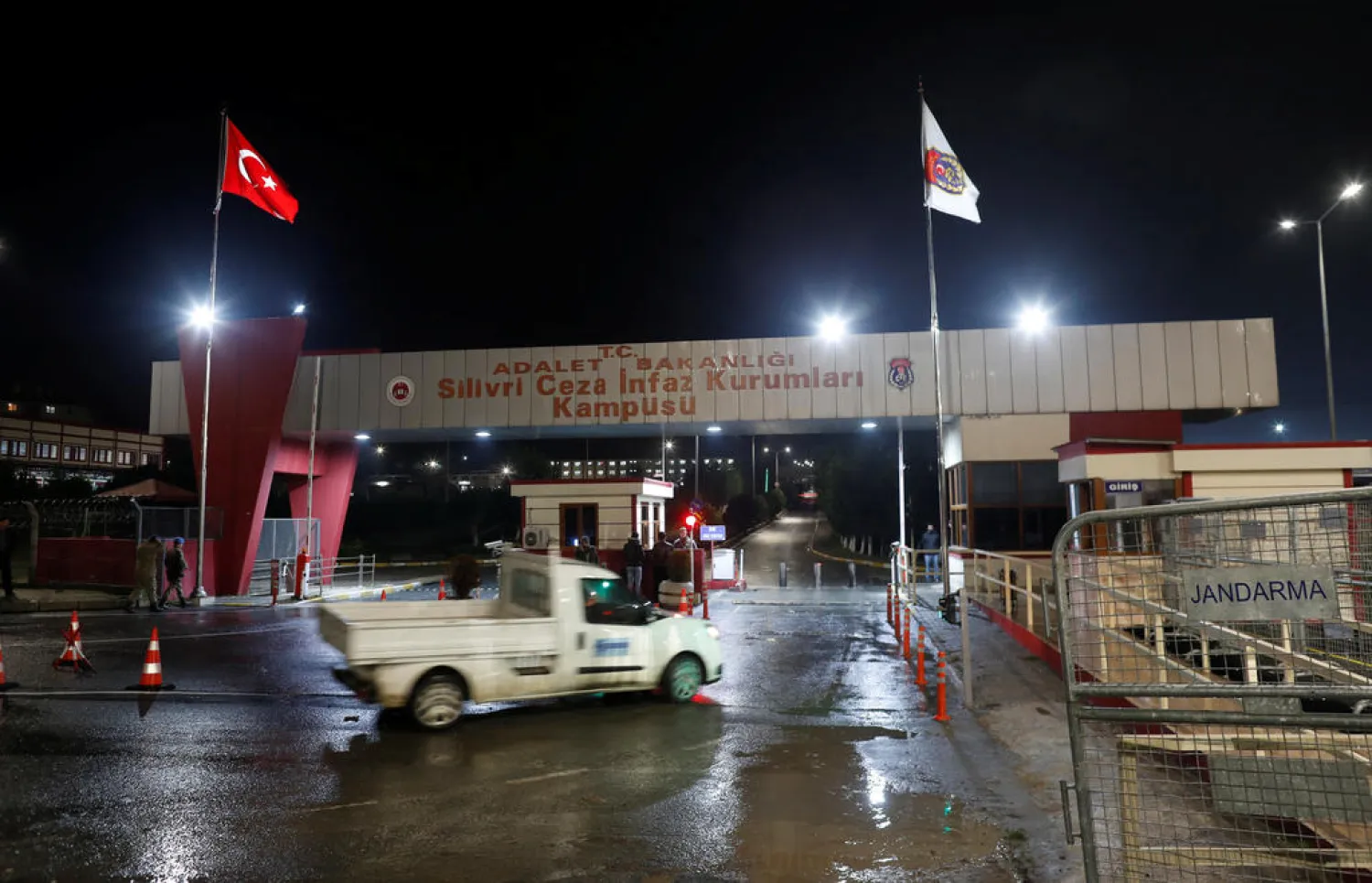 Entrance of the Silivri prison complex is pictured near Istanbul, Turkey January 11, 2018. (Reuters)