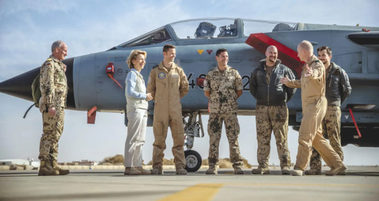 وزيرة الدفاع الألمانية من الأردن: يتعين علينا مواصلة مكافحة «داعش»