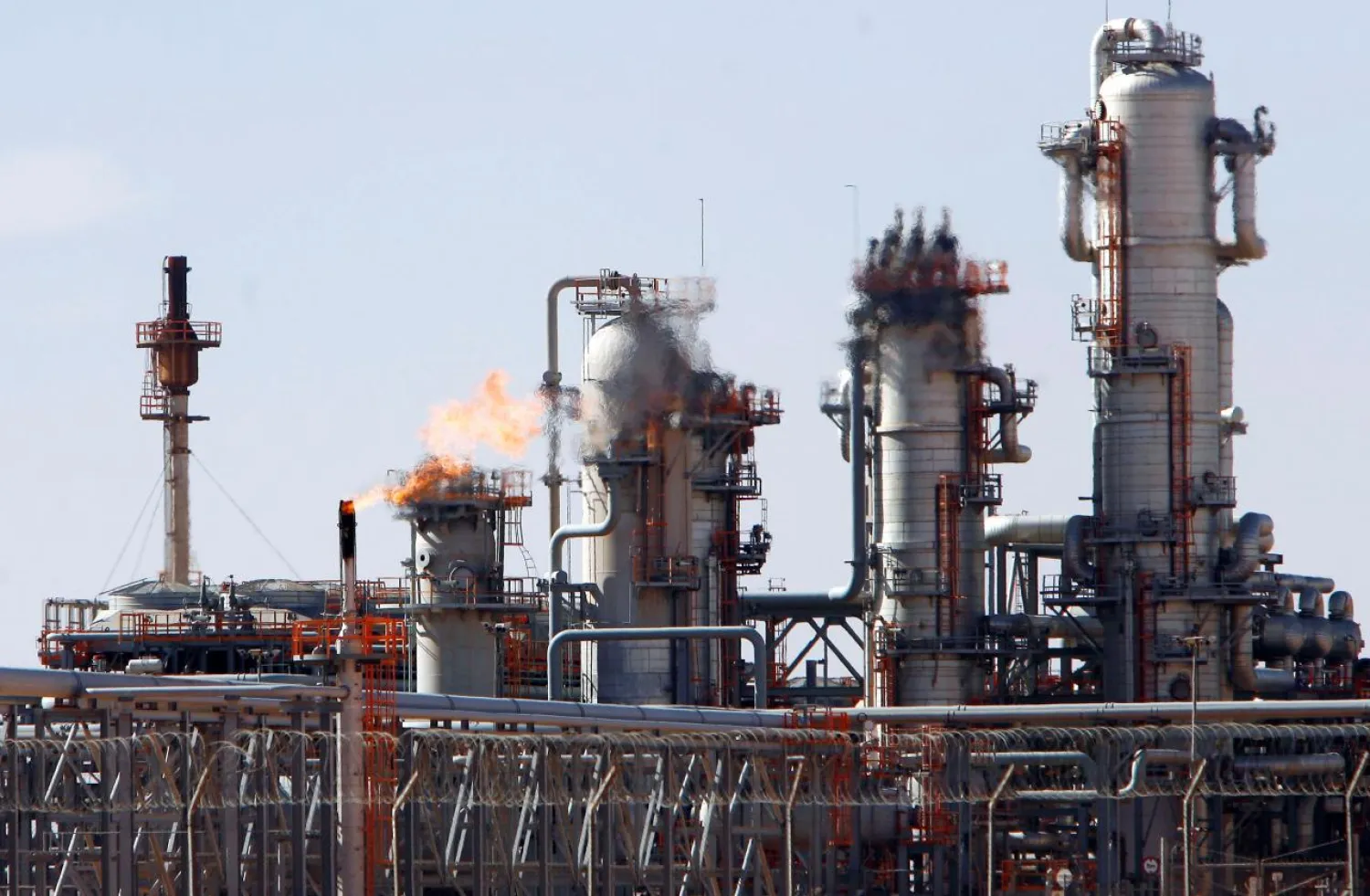 A view of Krechba gas treatment plant, Algeria, December 14, 2008. REUTERS/Zohra Bensemra/File Photo