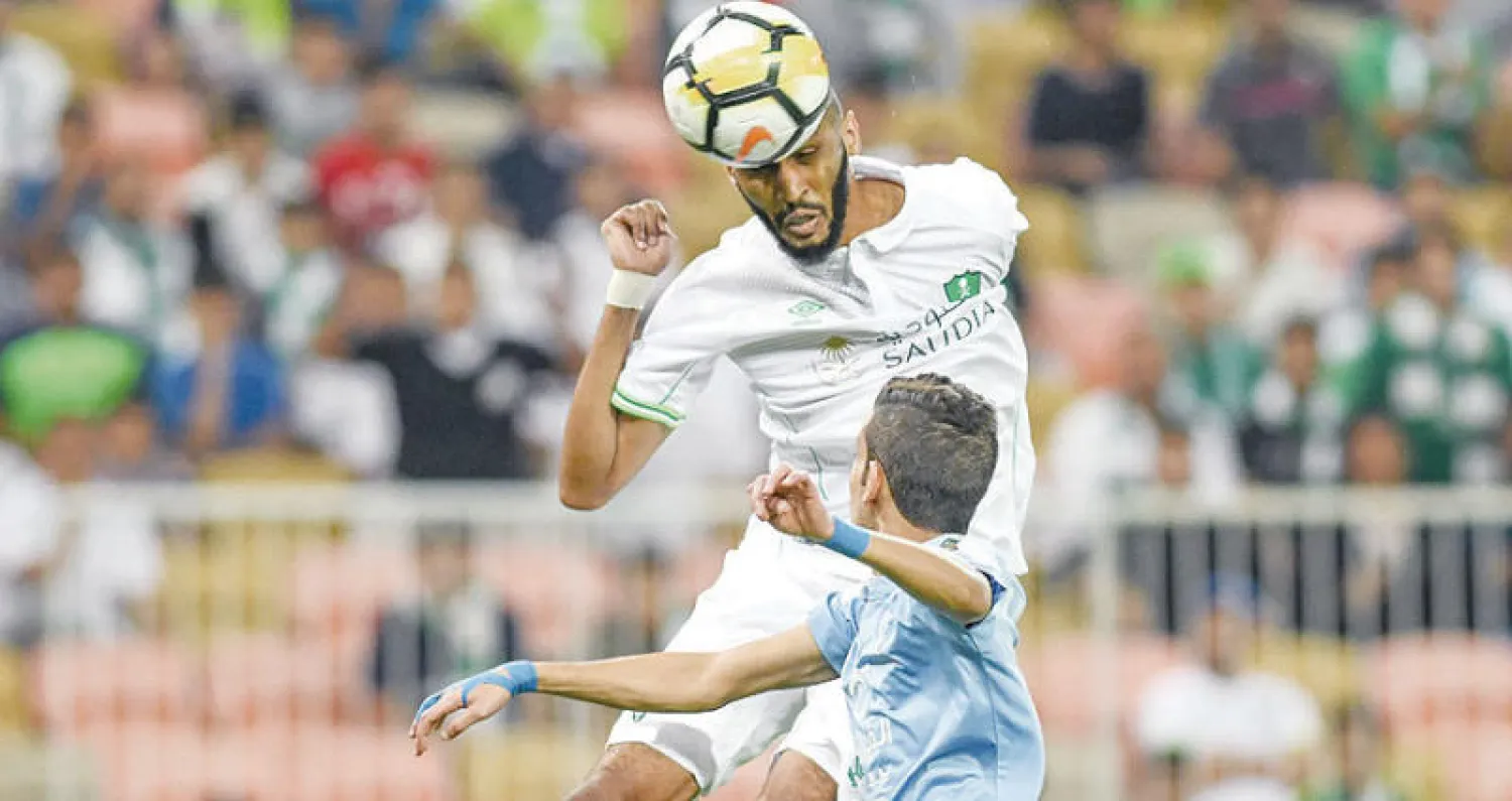 من مباراة الأهلي الأخيرة أمام الباطن (تصوير: علي خمج)