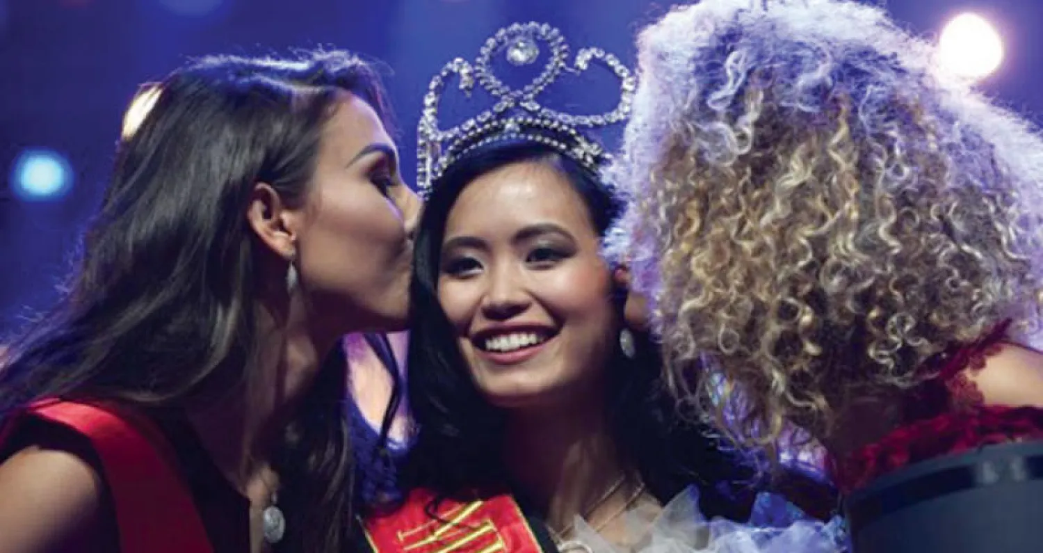 ملكة جمال بلجيكا تتلقى التهاني