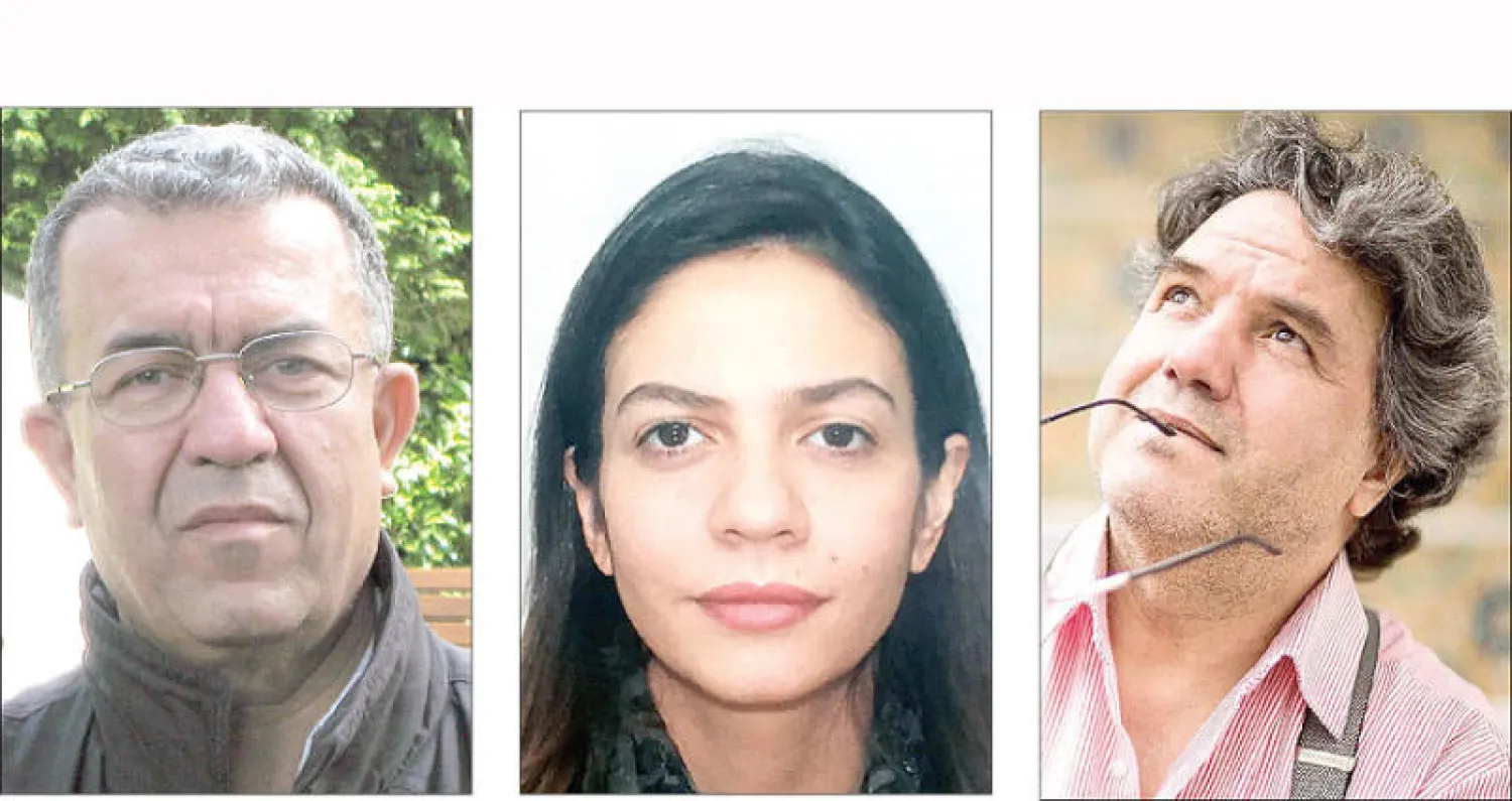 الجزائري أمين الزاوي - السورية ديمة ونّوس - اللبناني أنطوان الدويهي