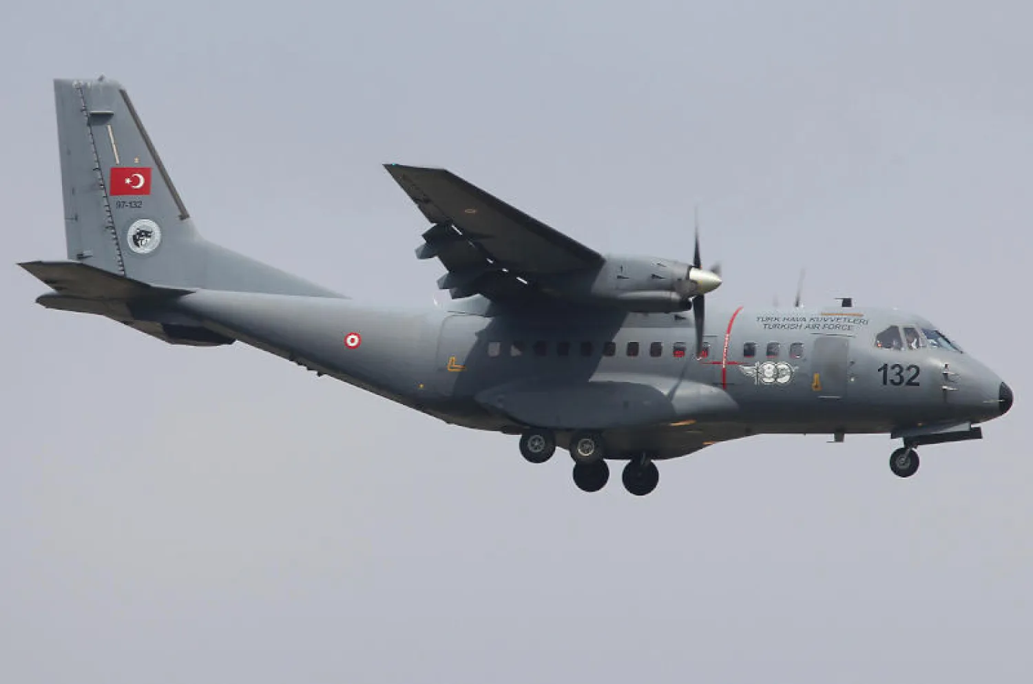 طائرة عسكرية تركية من طراز «CN-235 CASA» - أرشيفية (planespotters)