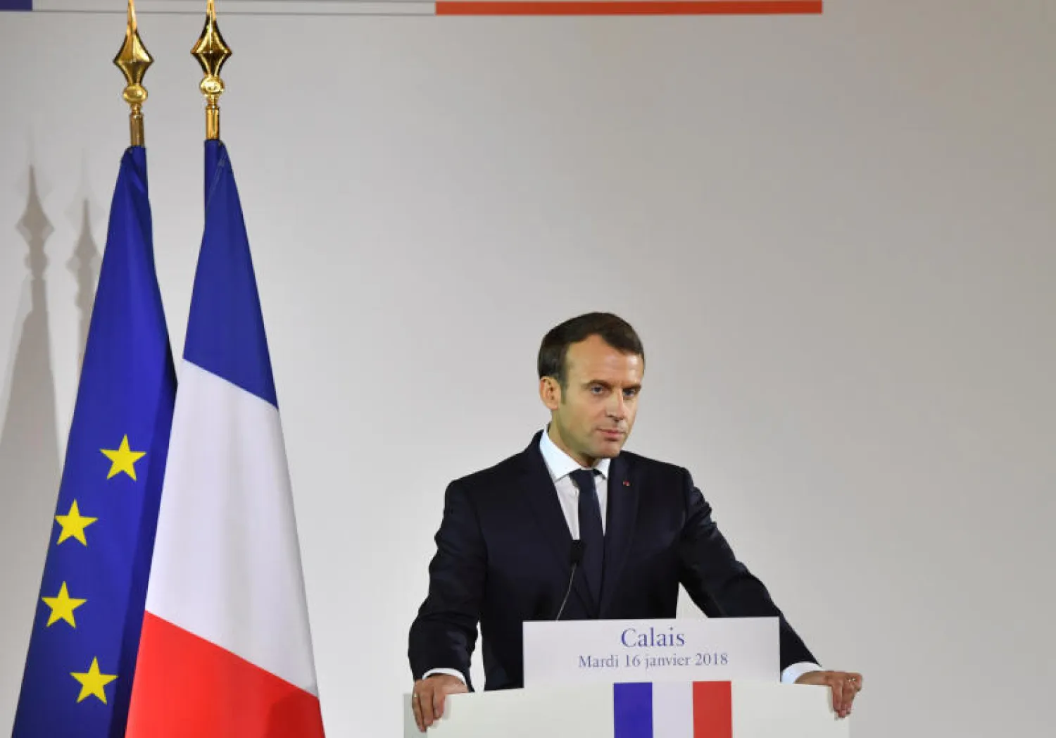 الرئيس الفرنسي إيمانويل ماكرون (أ.ب)