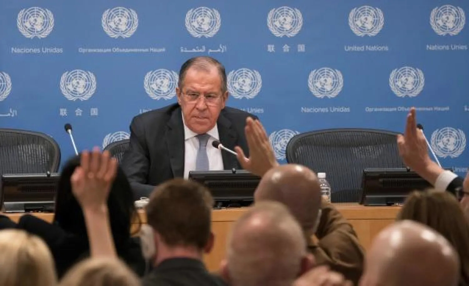 لافروف: نحن بحاجة إلى وقائع إذا ما أردنا إجراء مفاوضات. (ا.ف.ب)