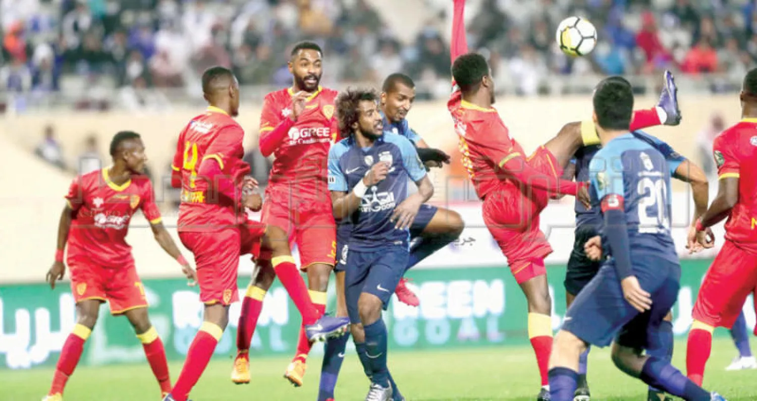 دفاعات القادسية حرمت الهلال من التأهل إلى ربع نهائي كأس الملك (تصوير: عيسى الدبيسي)