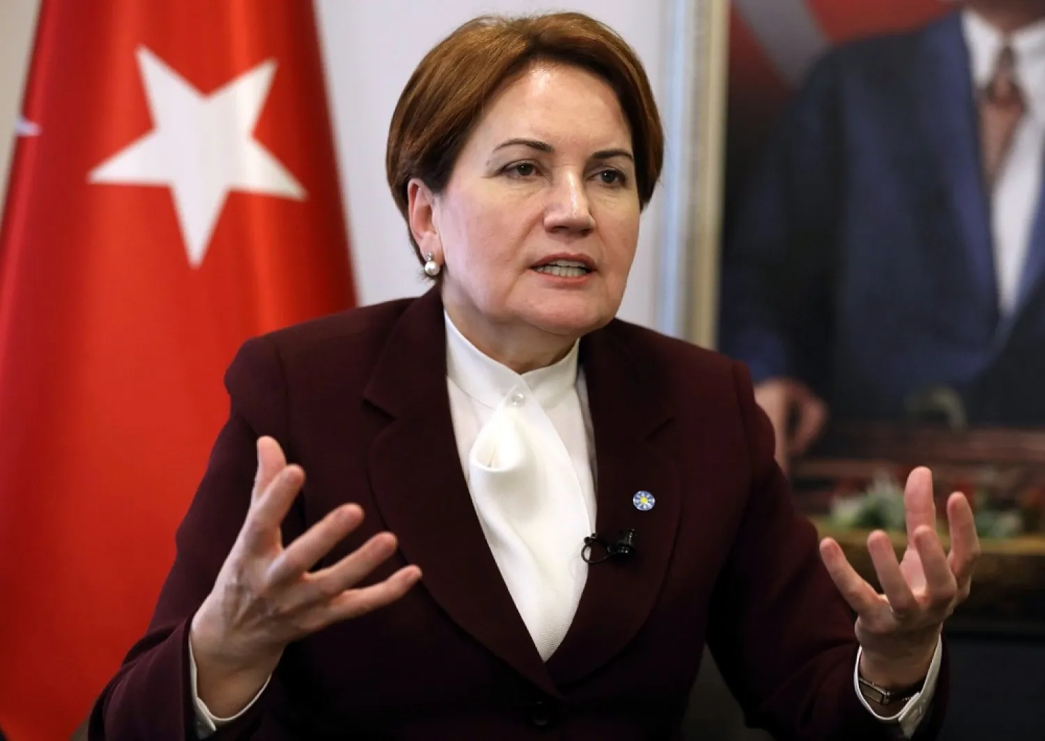 Turkey's 'Iron Lady' Meral Aksener. (AFP)
