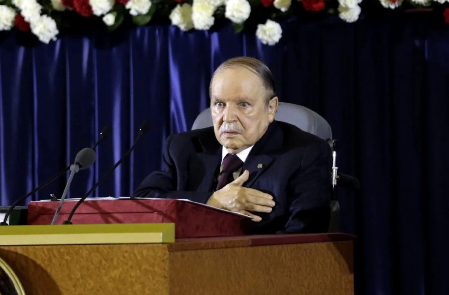 Algerian President Abdulaziz Bouteflika. Asharq Al-Awsat