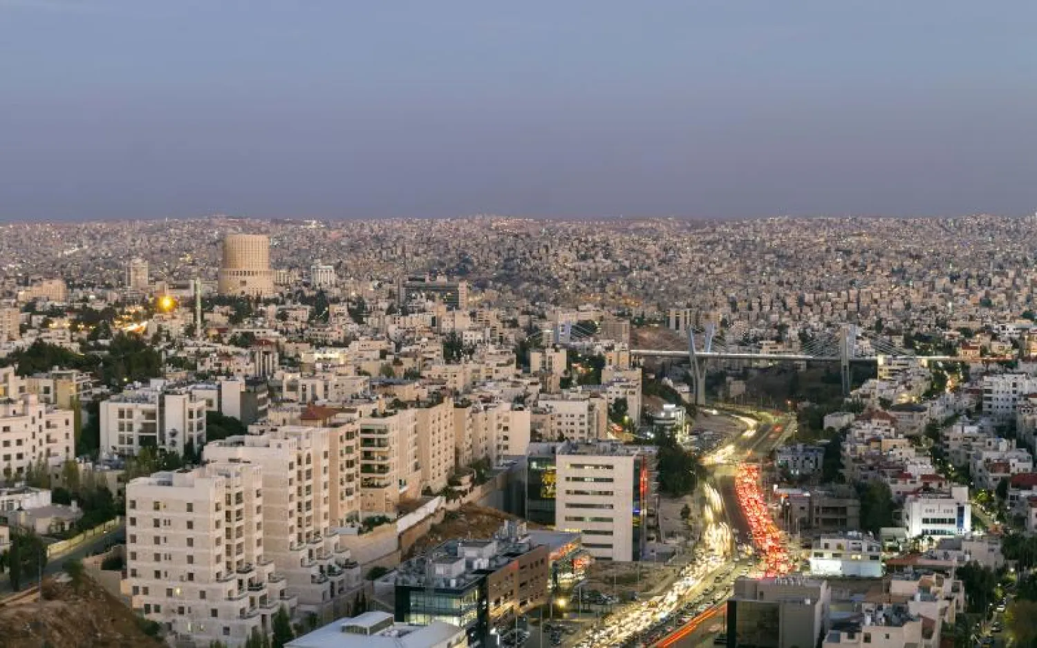 جانب من العاصمة الأردنية عمان