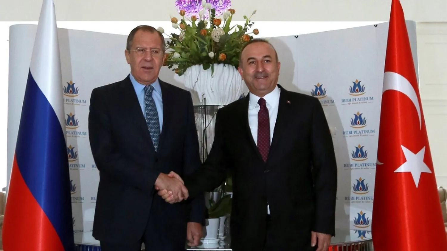 Russian FM Sergei Lavrov and his Turkish counterpart Mevlüt Çavuşoğlu discussed by telephone the latest preparations for the Sochi Syria talks. (Reuters)