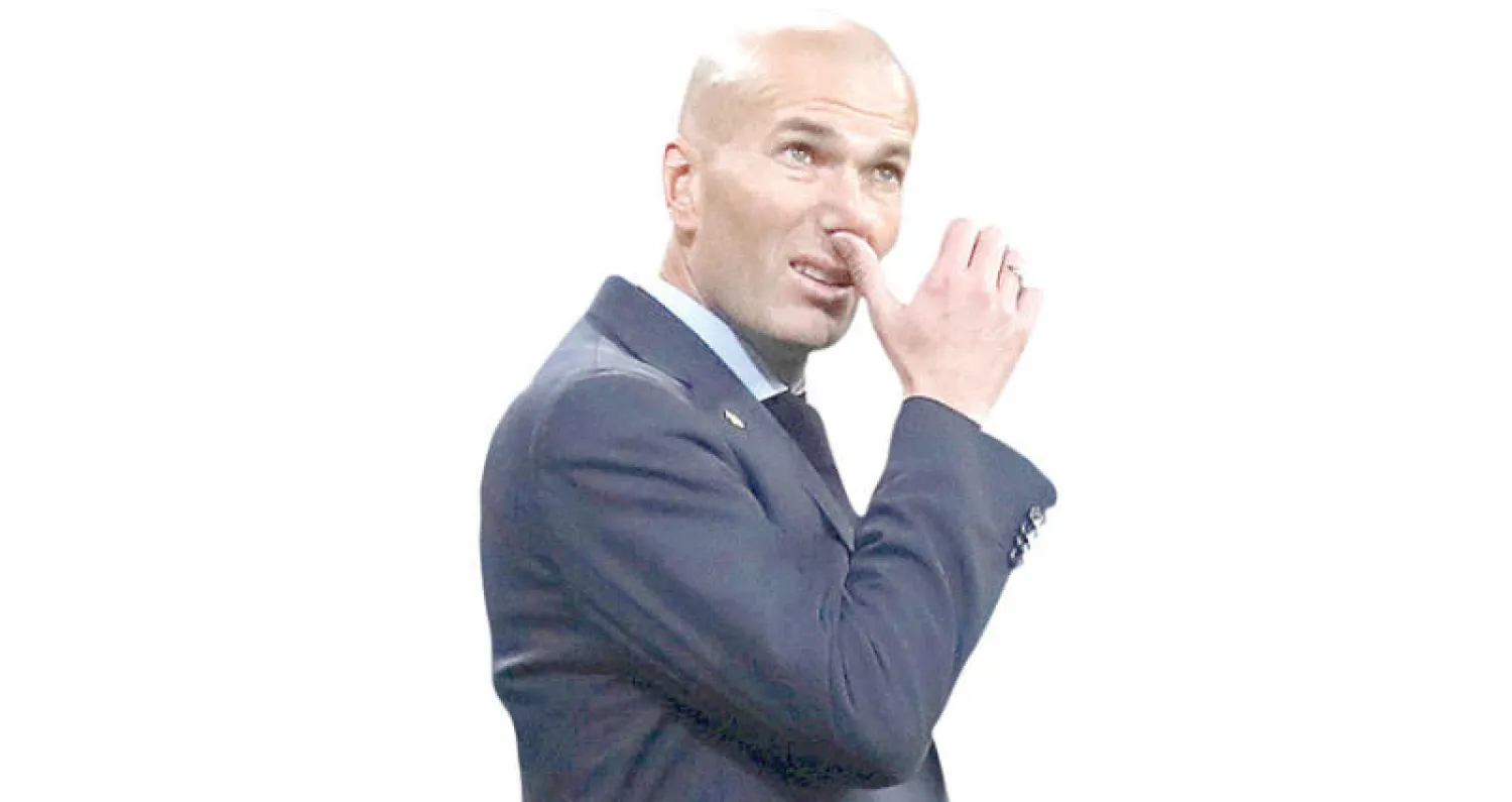 مستقبل زيدان في مهب الريح (رويترز)