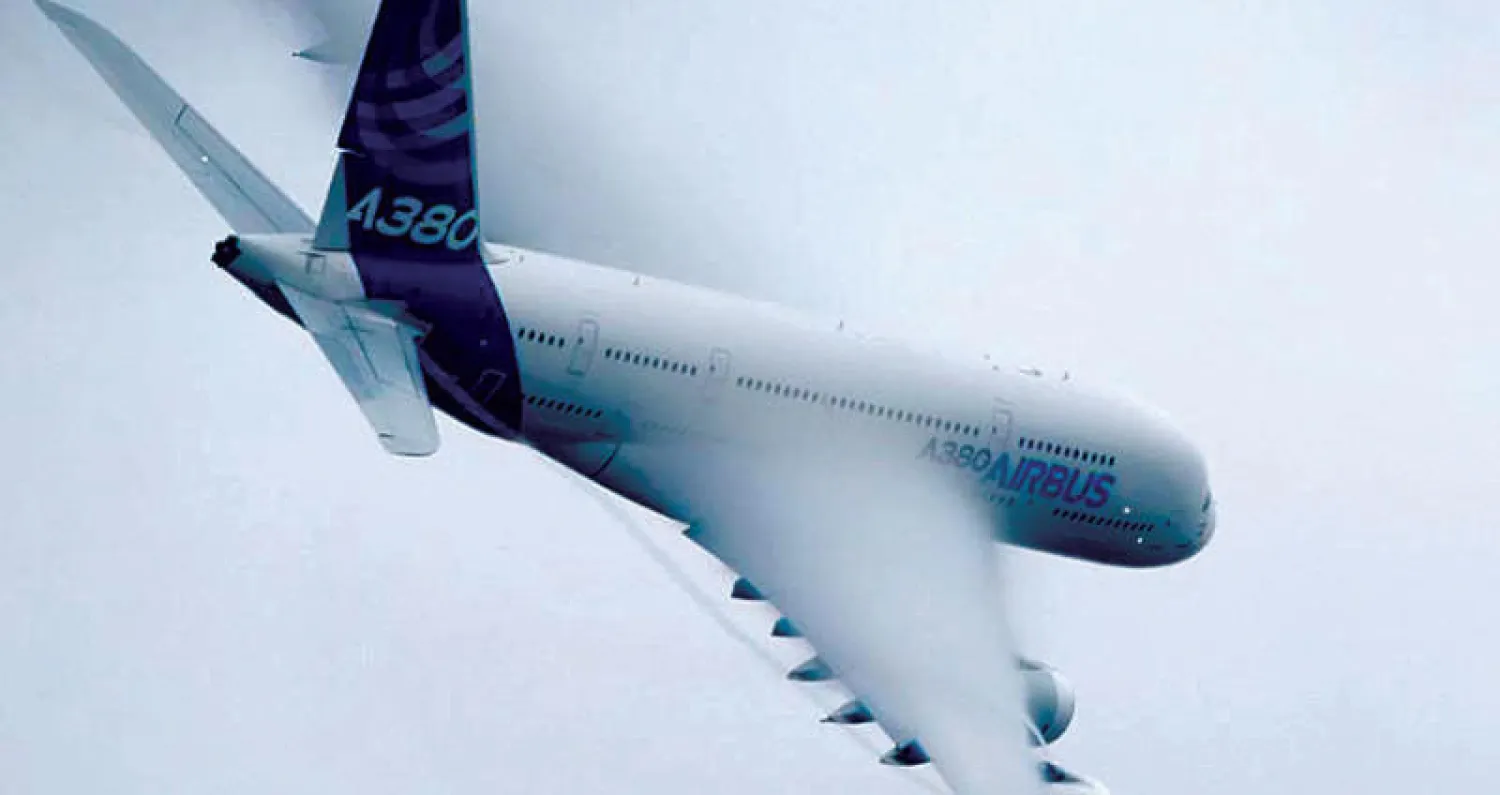 طائرة إيرباص 380A سوبر جامبو.(رويترز)