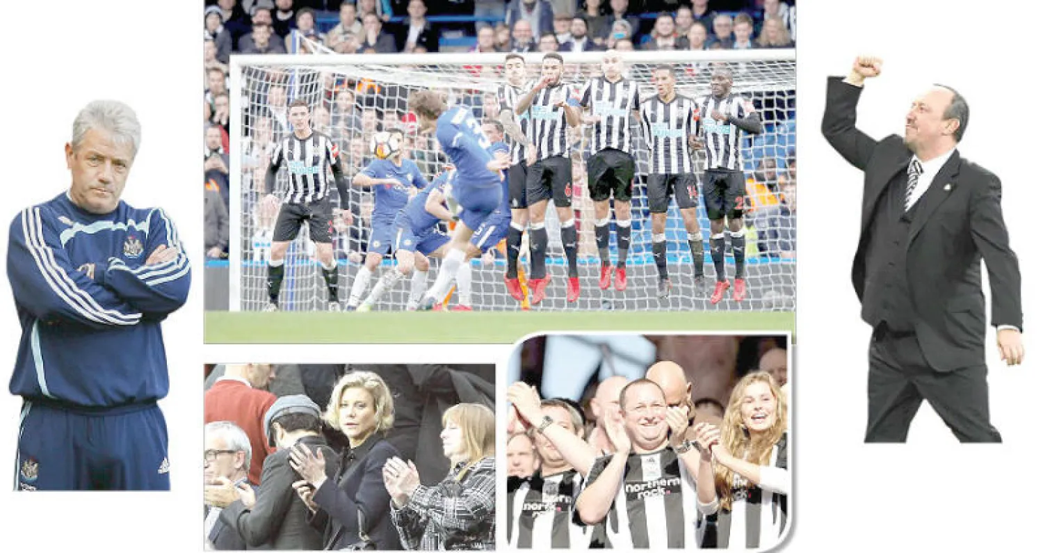 بينيتيز سعيد بحديث الجماهير عن رحيله («الشرق الأوسط») - مايك أشلي مالك نيوكاسل  - يحتل نيوكاسل المركز الخامس عشر في الدوري الإنجليزي ومعرض للهبوط (رويترز) - أماندا ستافيلي تشجع نيوكاسل وترغب في شرائه - الأحوال في نيوكاسل لم تتغير منذ تولي كيغان تدريبه قبل 20 عاماً («الشرق الأوسط»)