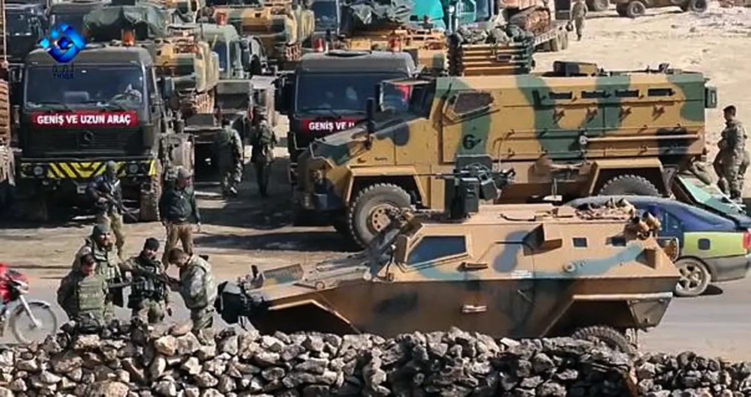 توتر قرب حلب بعد استهداف رتل عسكري تركي