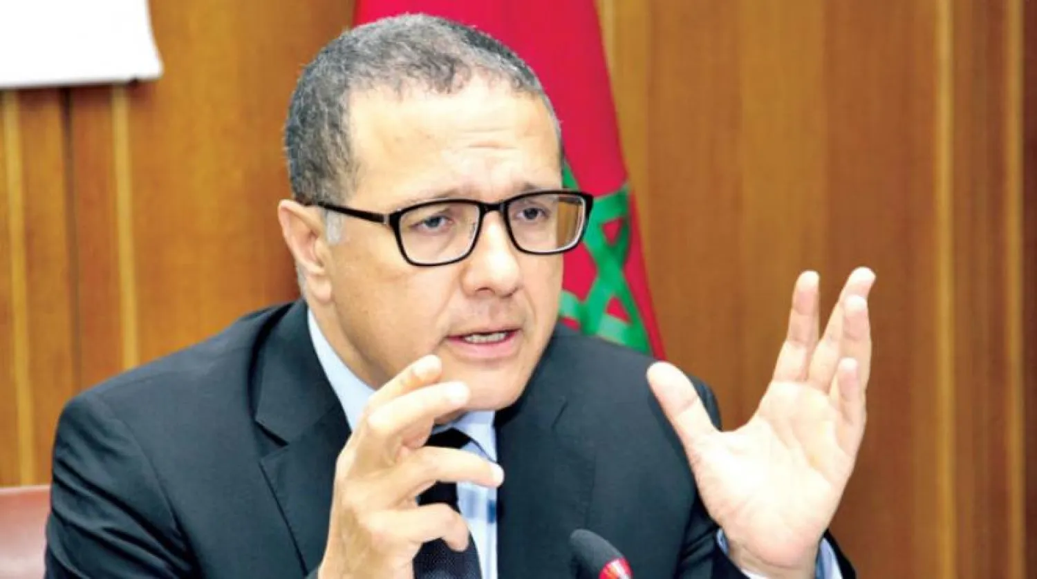 Moroccan Finance Minister Mohamed Boussaid, Asharq Al-Awsat 
