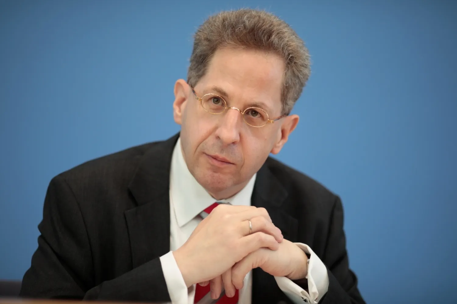 Hans-Georg Maassen addresses a news conference in Berlin, Germany, July 4, 2017. Reuters photo