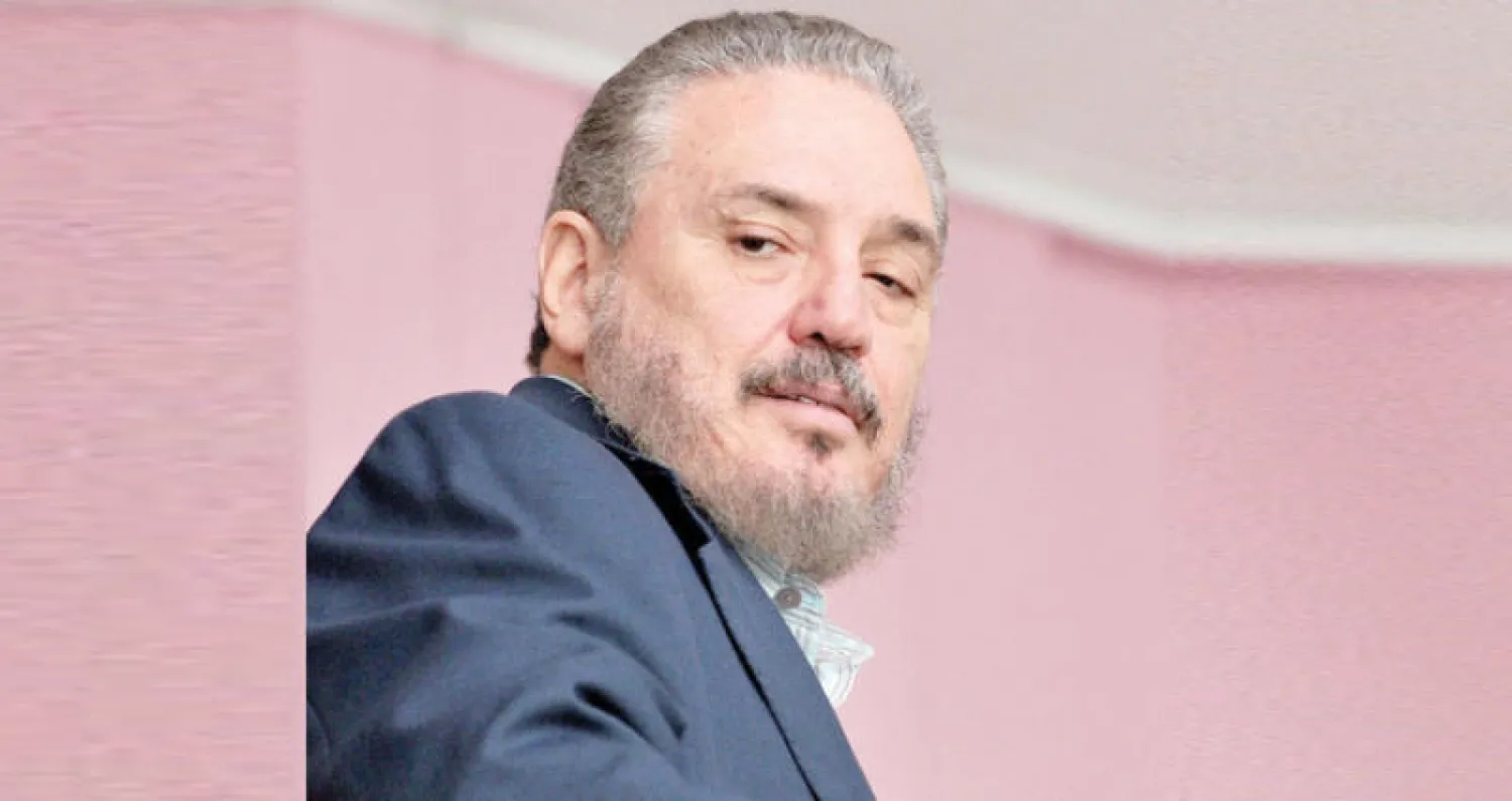فيدل كاسترو دياز - بالارت المعروف أيضاً باسم فيديليتو بسبب الشبه الكبير بينه وبين والده (إ.ب.أ)