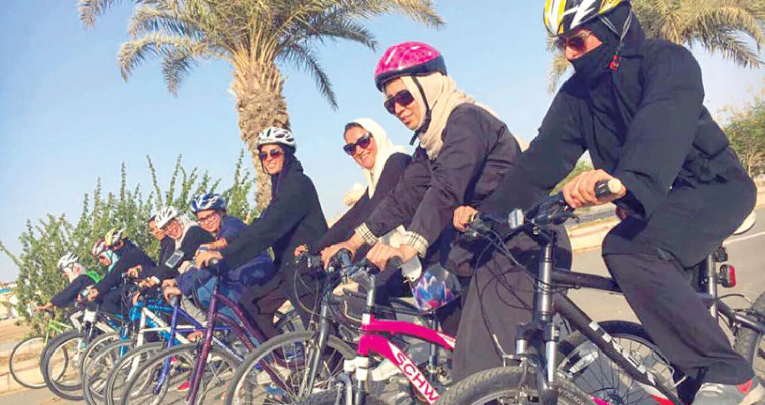 فريق «بسكليته» يضم 500 امرأة («الشرق الأوسط»)