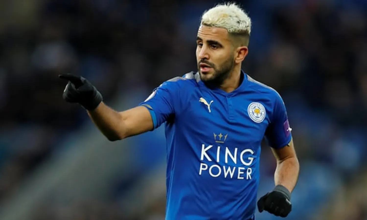  How Riyad Mahrez reacts to the disappointment of not joining Manchester City could define the second half of the season for Leicester City. Photograph: Andrew Boyers/Action Images via Reuters
