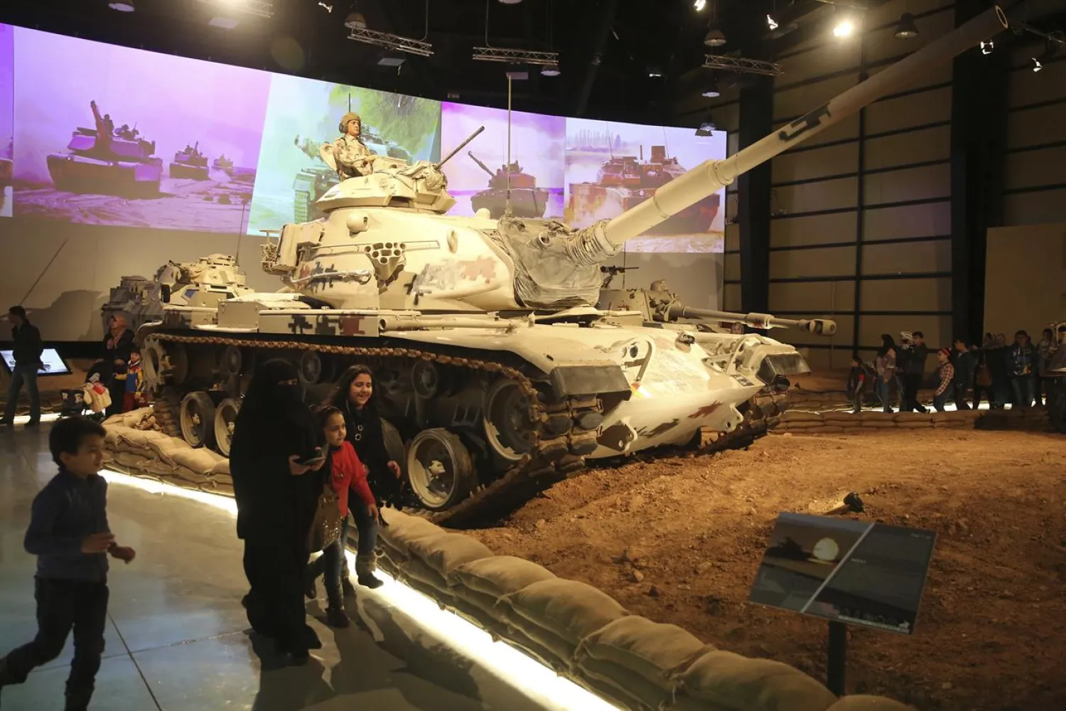 A museum displaying 110 battle-worn tanks from a century of wars opened in Jordan. (AP)