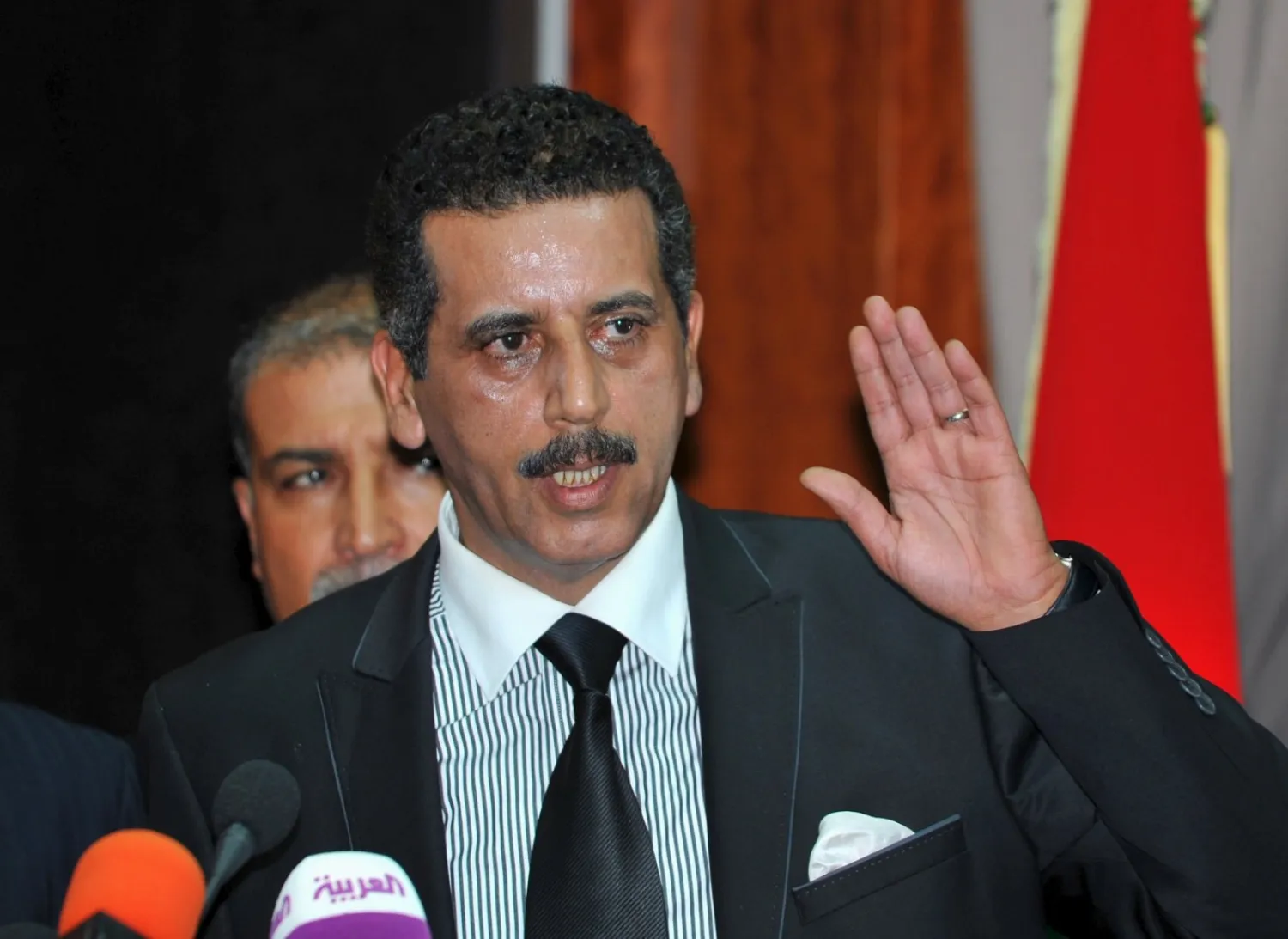 Morocco's Central Bureau of Judicial Investigation (BCIJ) chief Abdelhak Khayyam speaks to the media during a news conference at the BCIJ office. Reuters