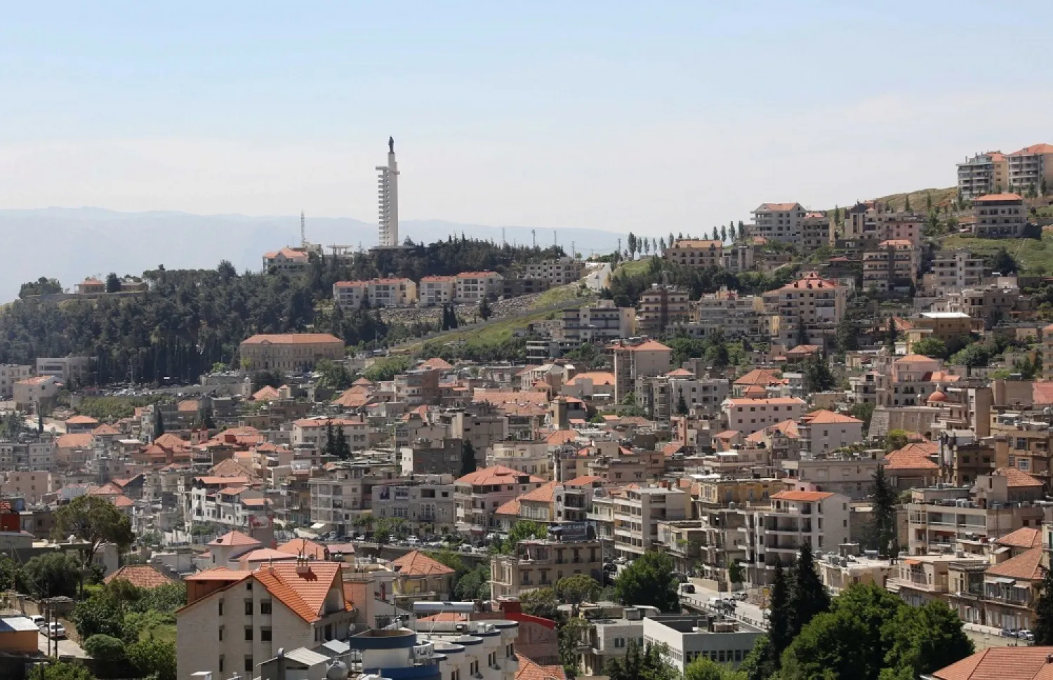 A general view of the Lebanese city of Zahle in 2016. (Reuters)