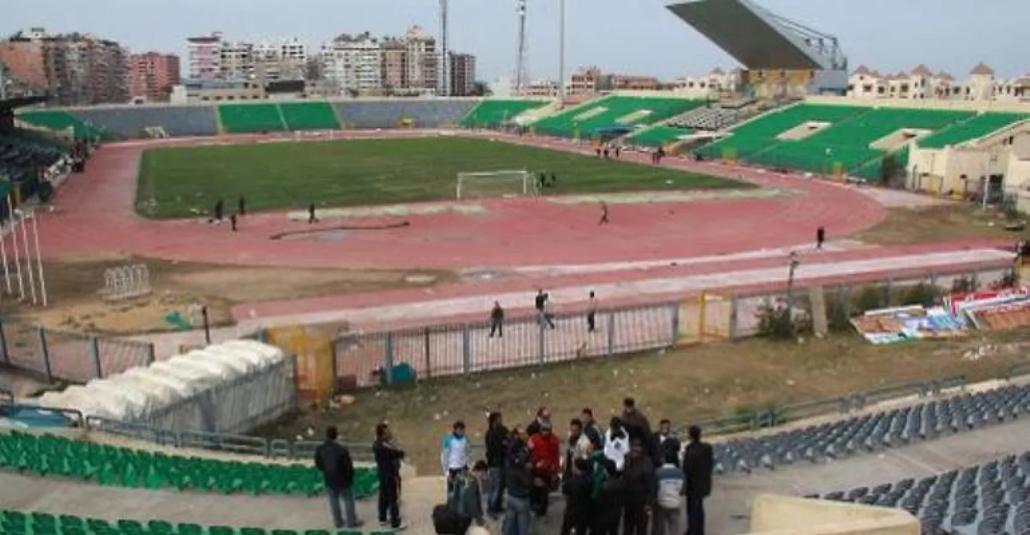 استاد بورسعيد غداة مقتل أكثر من 70 مشجع في فبراير (شباط) 2012 (رويترز)