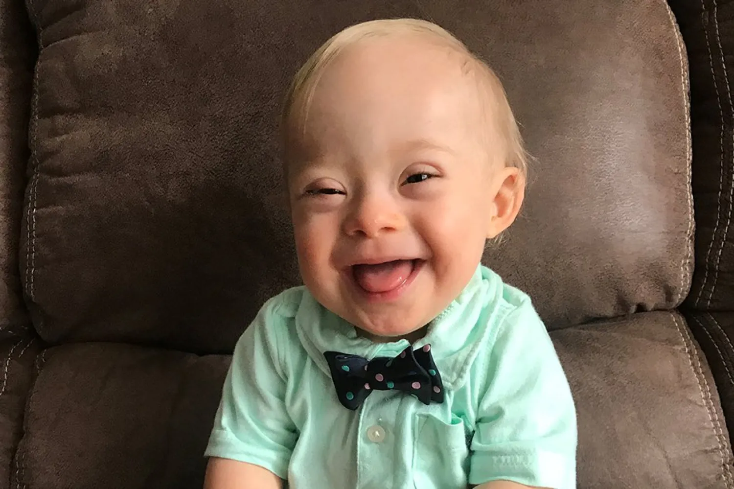 2018 Gerber Spokesbaby Lucas is seen in this September 2017 taken in Dalton, Georgia, US, and released to Reuters on February 7, 2018. Courtesy Warren family/Gerber/Handout via REUTERS