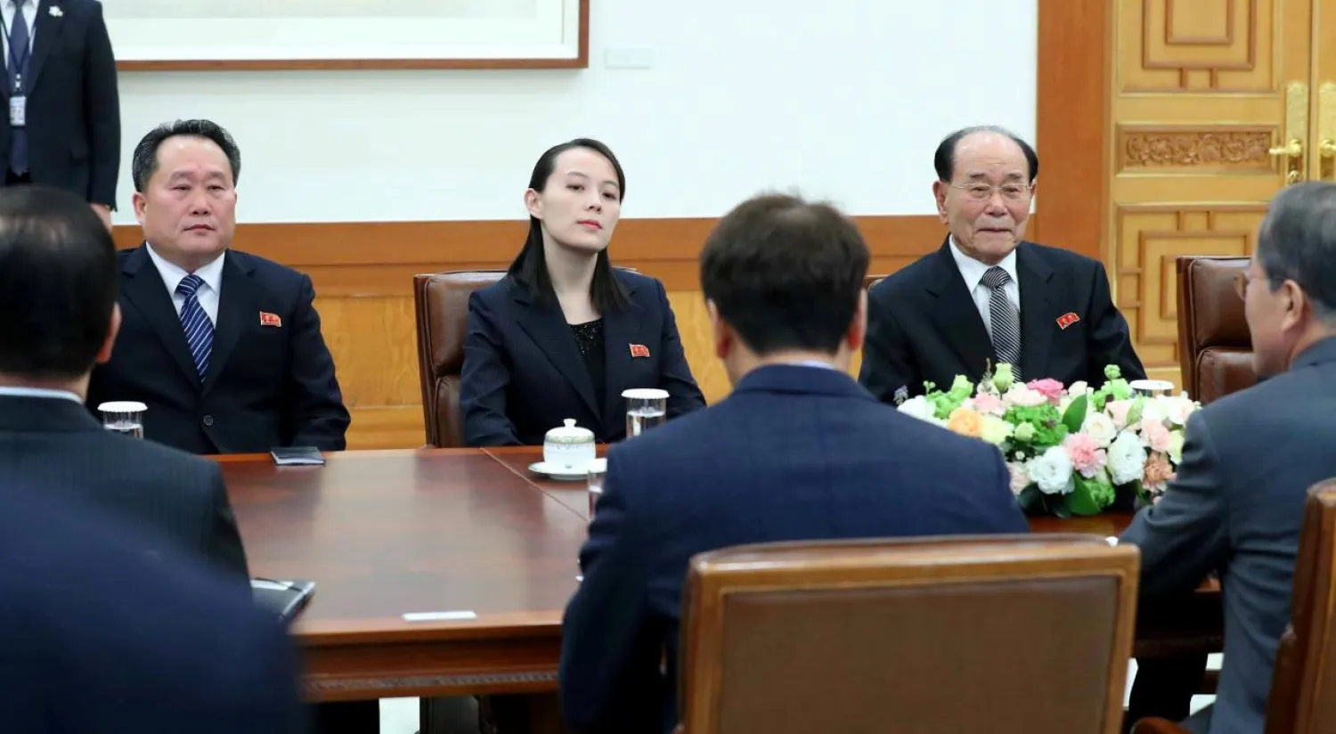 Kim Yo Jong, the sister of North Korea's leader Kim Jong Un, delivered an invitation from her brother to South Korean President Moon Jae-in to visit Pyongyang. (Reuters)