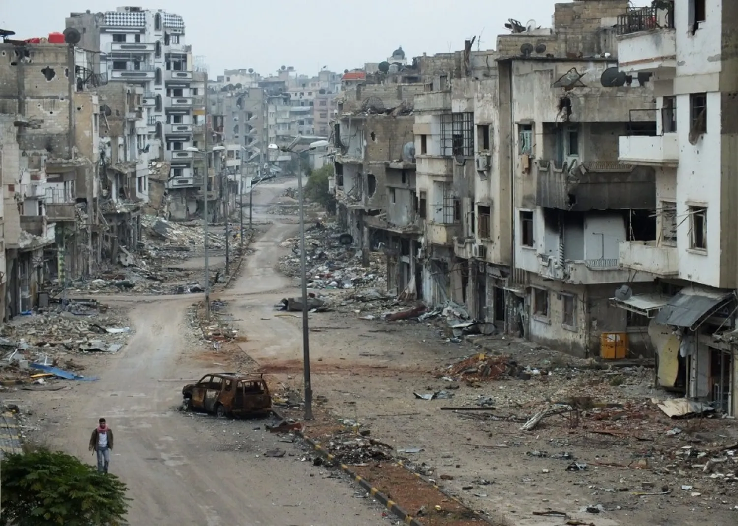 Destruction in Syria. (Reuters)