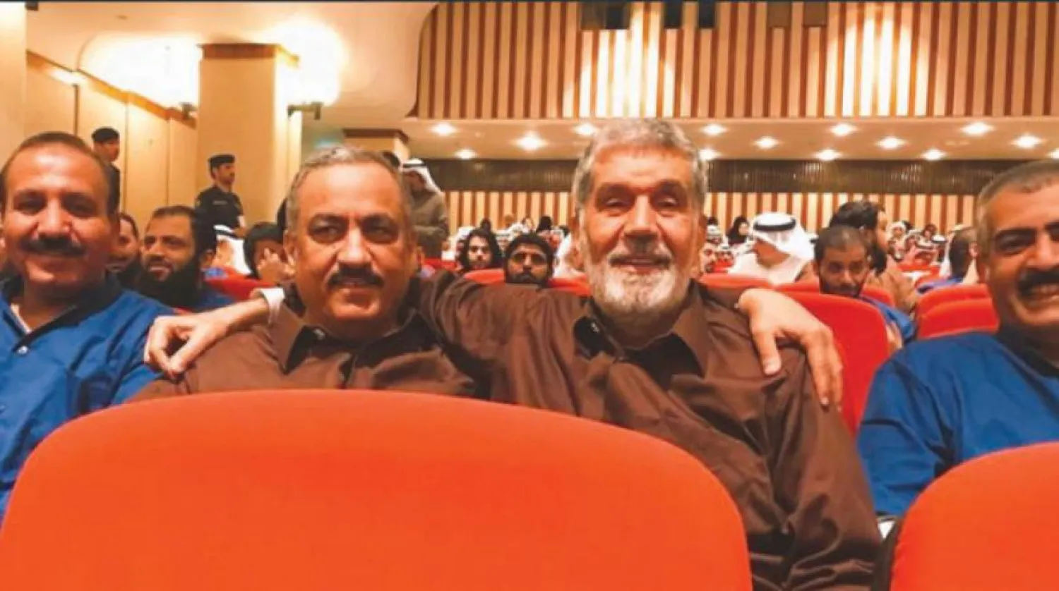 An image of Musallam al-Barrak during the court session circulated on social media.

