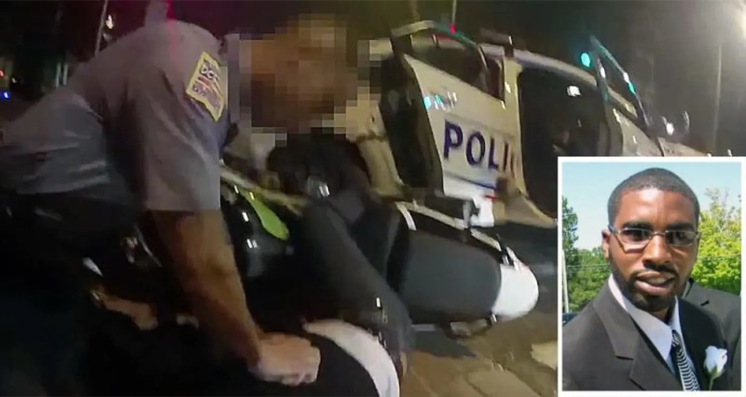 تيرانس سترلينج بعد إطلاق النار عليه عام 2016. (أرشيفية)