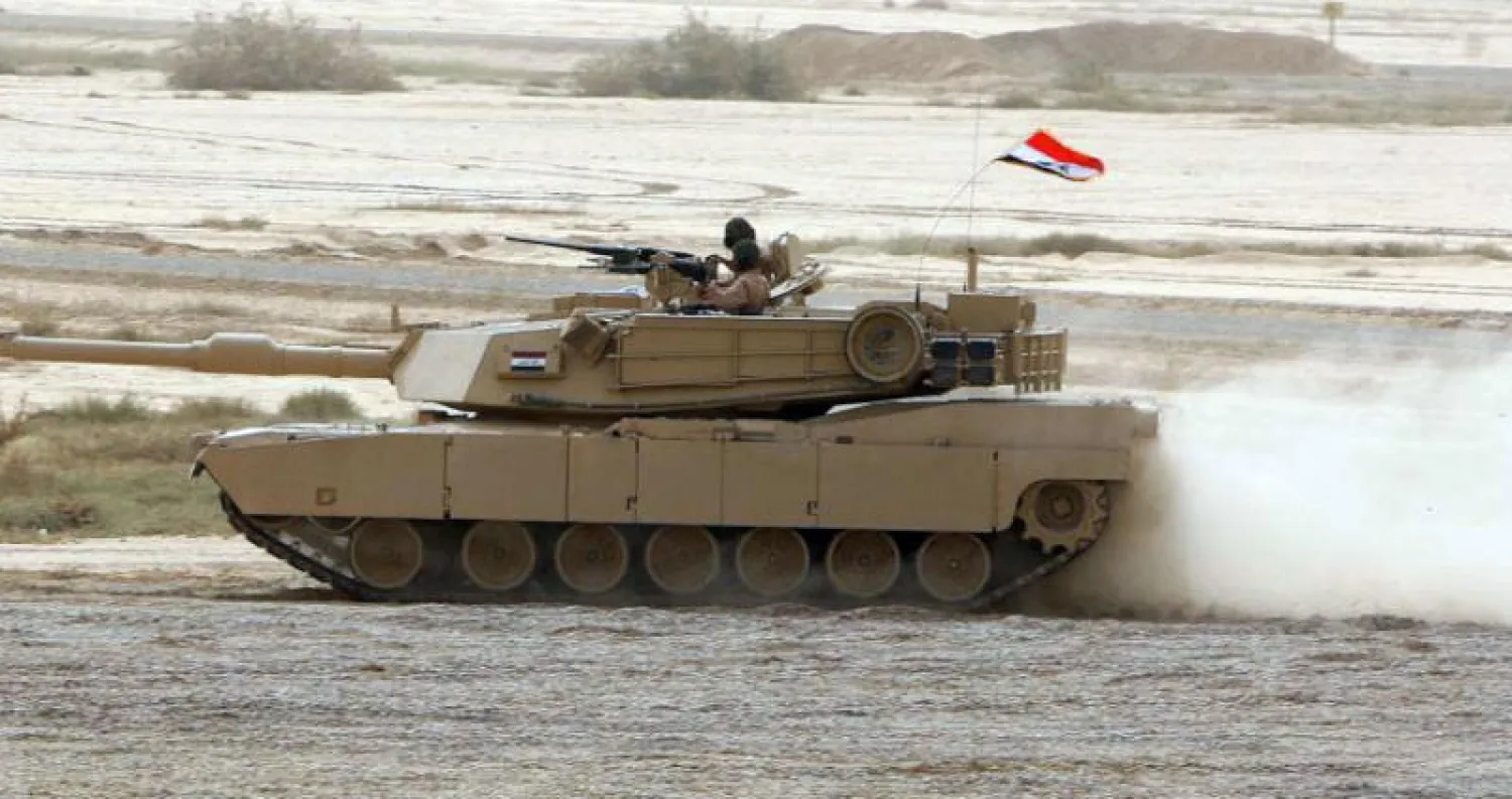 9 دبابات  من طراز (ابرامز M1) وجدت في مستودعات الحشد الشعبي (أرشيف)