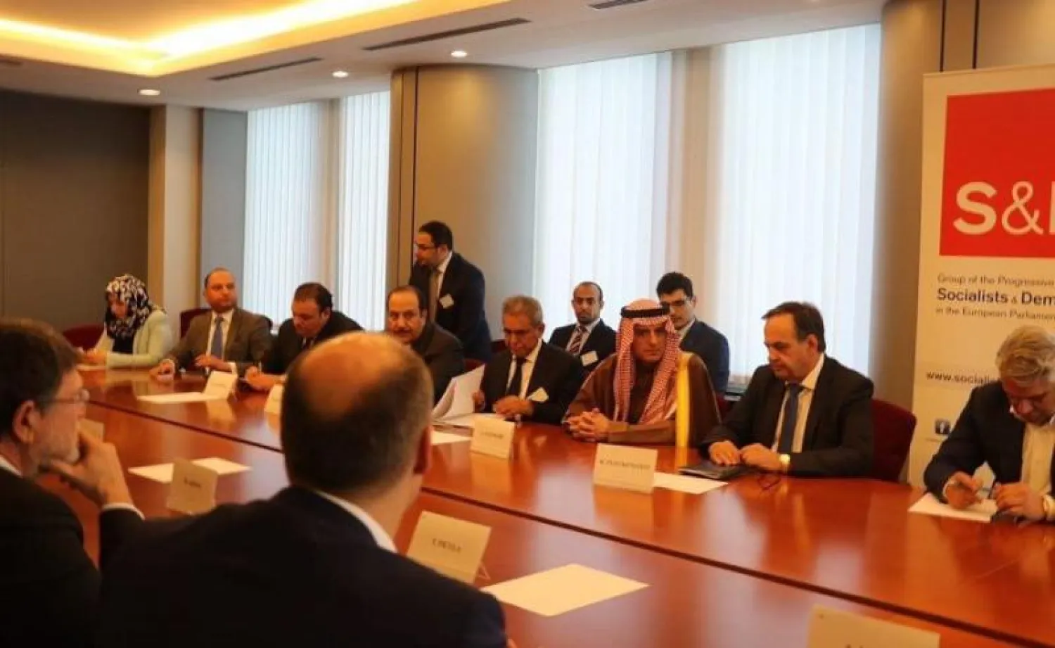 وزير الخارجية السعودي يلتقي عدداً من أعضاء مجموعة الاشتراكيين الديموقراطيين في البرلمان الاتحاد الأوروبي (واس)