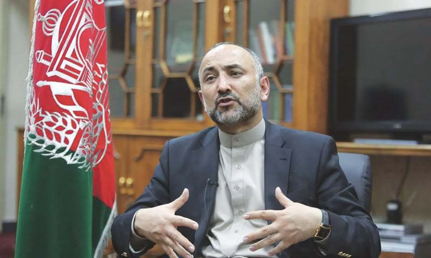 Afghanistan’s National Security Adviser Mohammed Hanif Atmar (AP)
