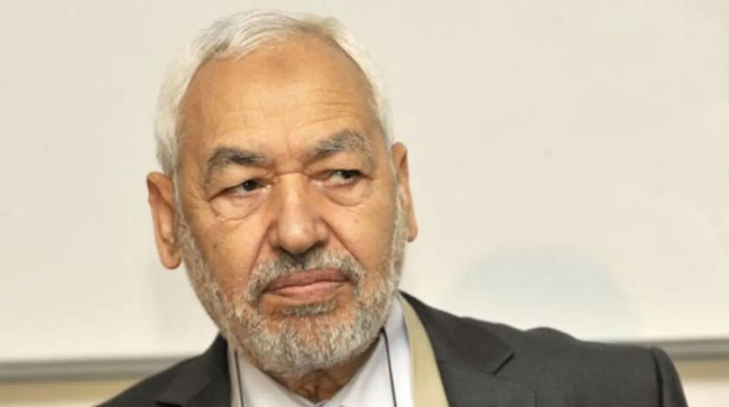 Head of Ennahda Movement Rashid al-Ghannouchi. Asharq Al-Awsat Arabic