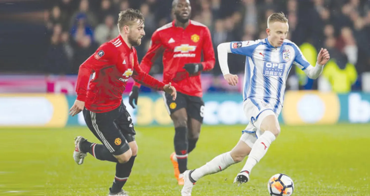 هاديرجوناج في مواجهة مانشستر يونايتد في كأس إنجلترا الأسبوع الماضي