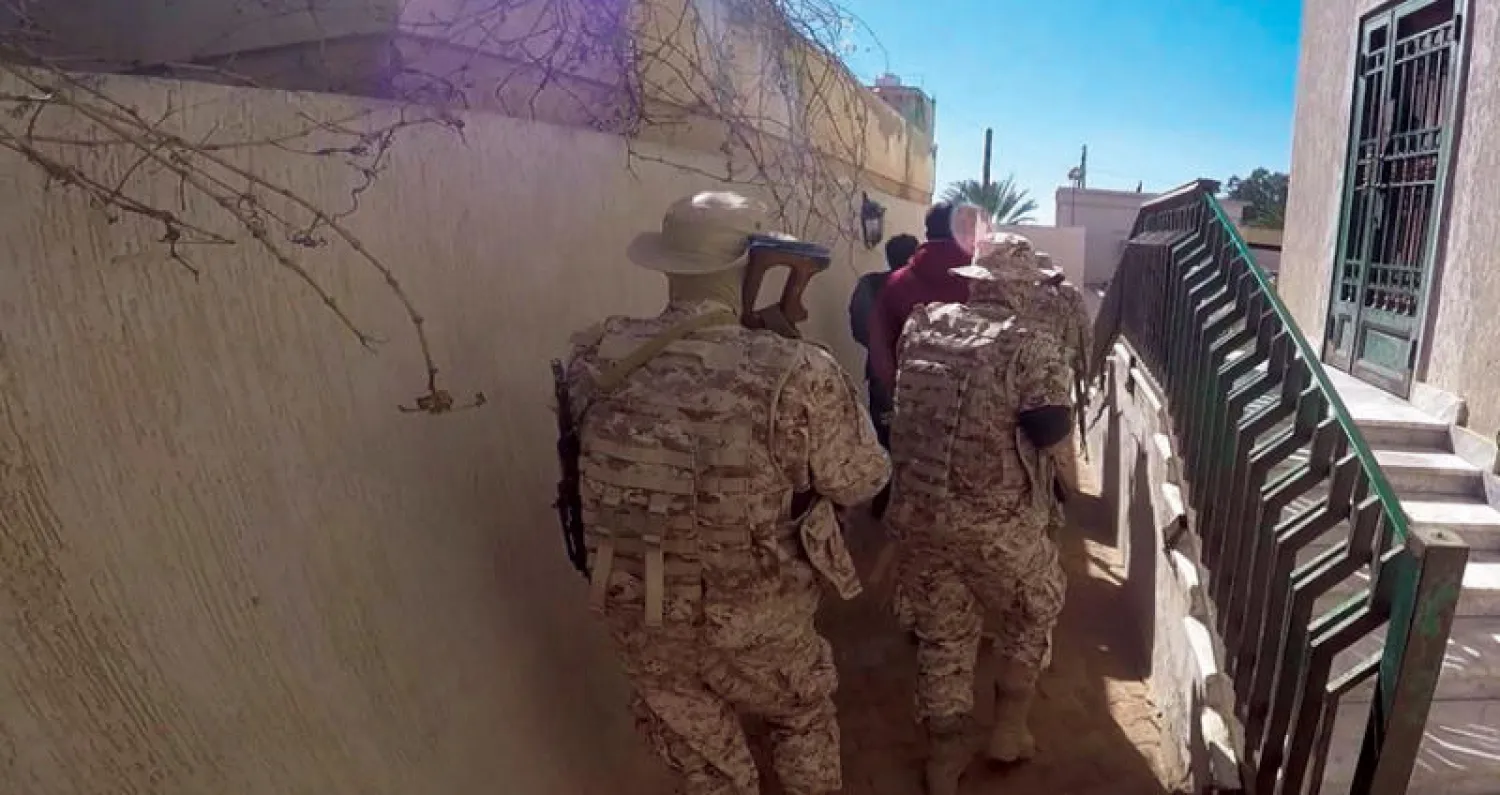 صورة وزعتها «قوة الردع الخاصة» لعمليتها الأخيرة في منطقة الماية («الشرق الأوسط»)