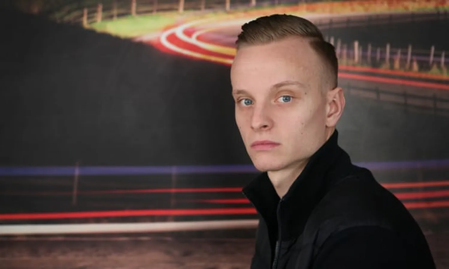  Florent Hadergjonaj says he is probably the only footballer to come from the Swiss town of Langnau, an ice-hockey stronghold. Photograph: Gary Calton for the Guardian
