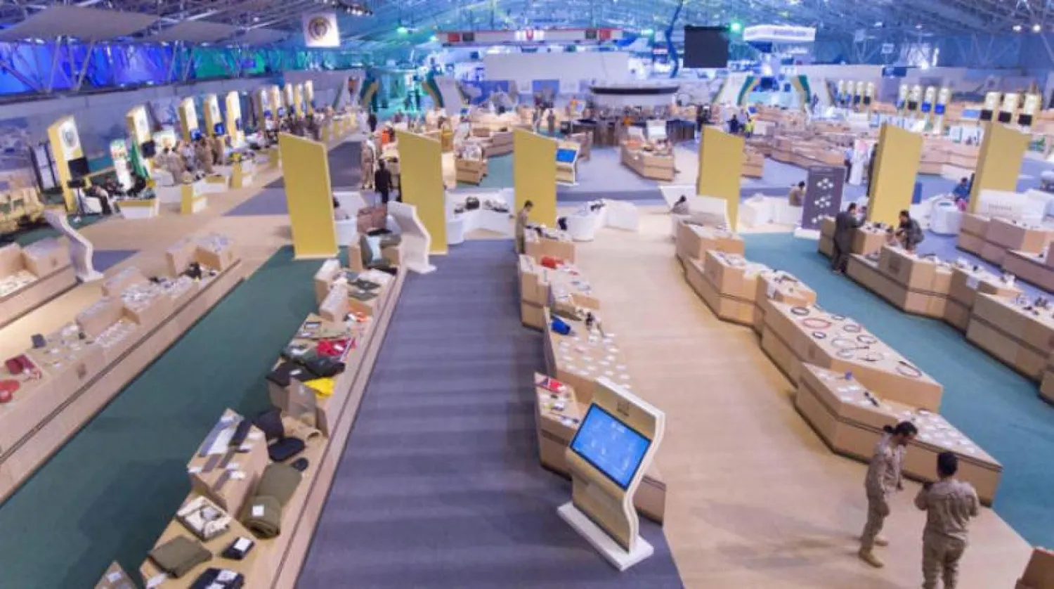 preparations for the exhibition to kick off on Sunday in Riyadh. SPA