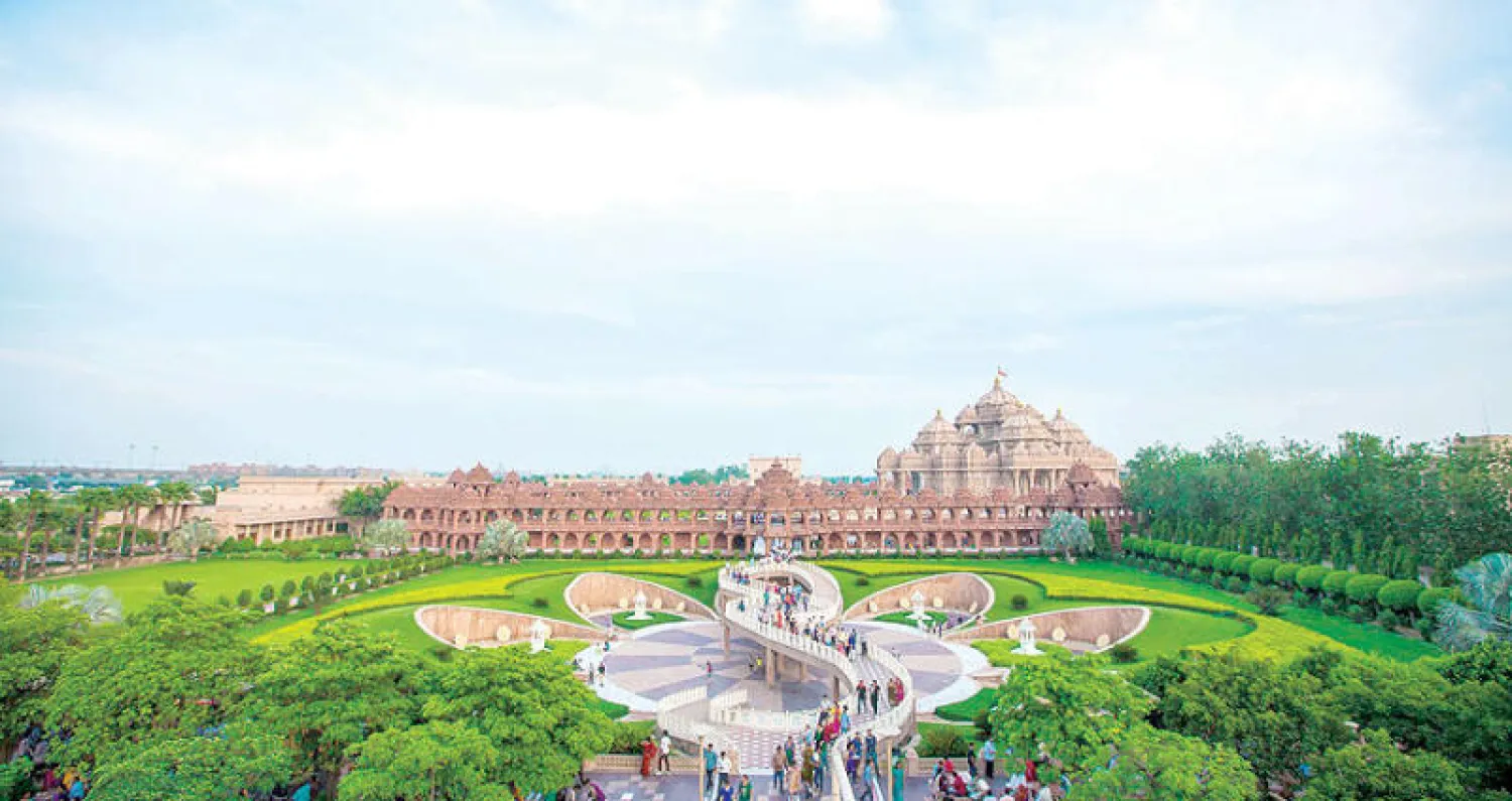 أحد معالم  نيودلهي الرائعة