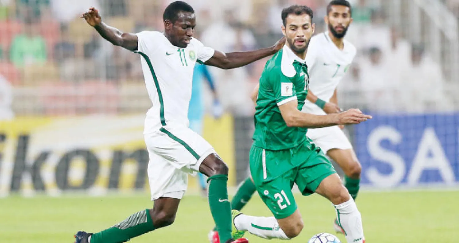 من مباراة سابقة بين السعودية والعراق في جدة (تصوير: عدنان مهدلي)