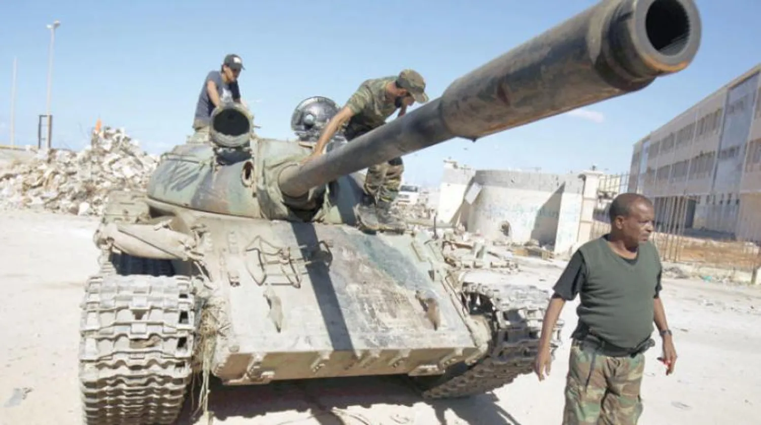 Libyan army troopers which witnessed  new military appointments by GNA prime minister Fayez al-Sarraj  (AFP)
