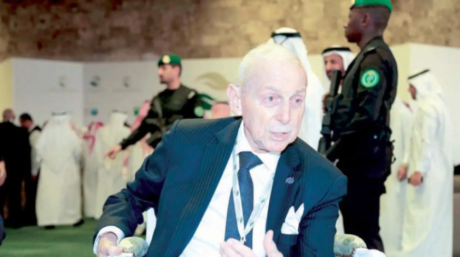IOM Director General William Lacy Swing during his interview with Asharq Al-Awsat (Photo: Bashir Saleh)