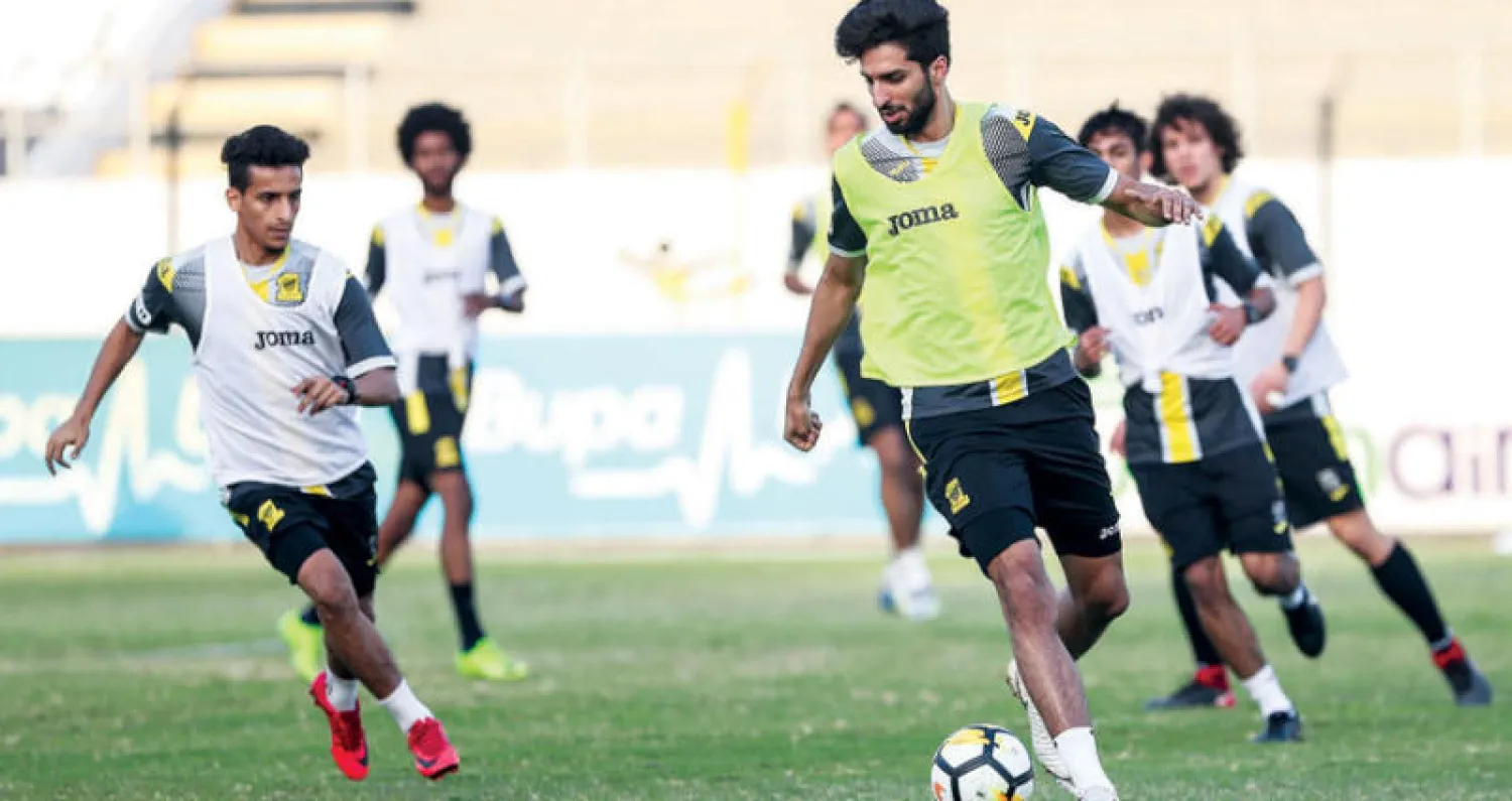 من تدريبات الاتحاد الأخيرة (المركز الإعلامي بنادي الاتحاد)