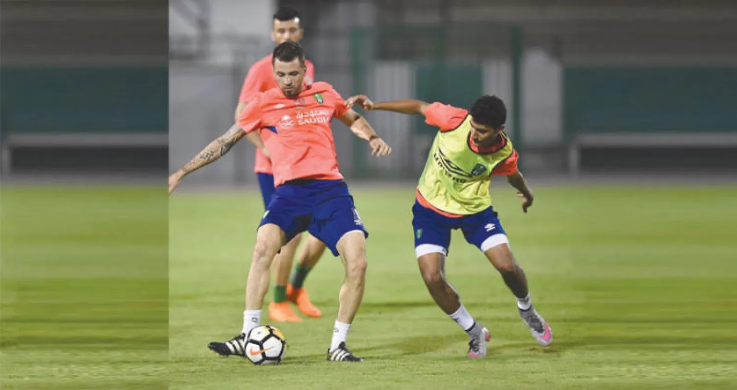 من تدريبات الأهلي الأخيرة (المركز الإعلامي بالنادي الأهلي)