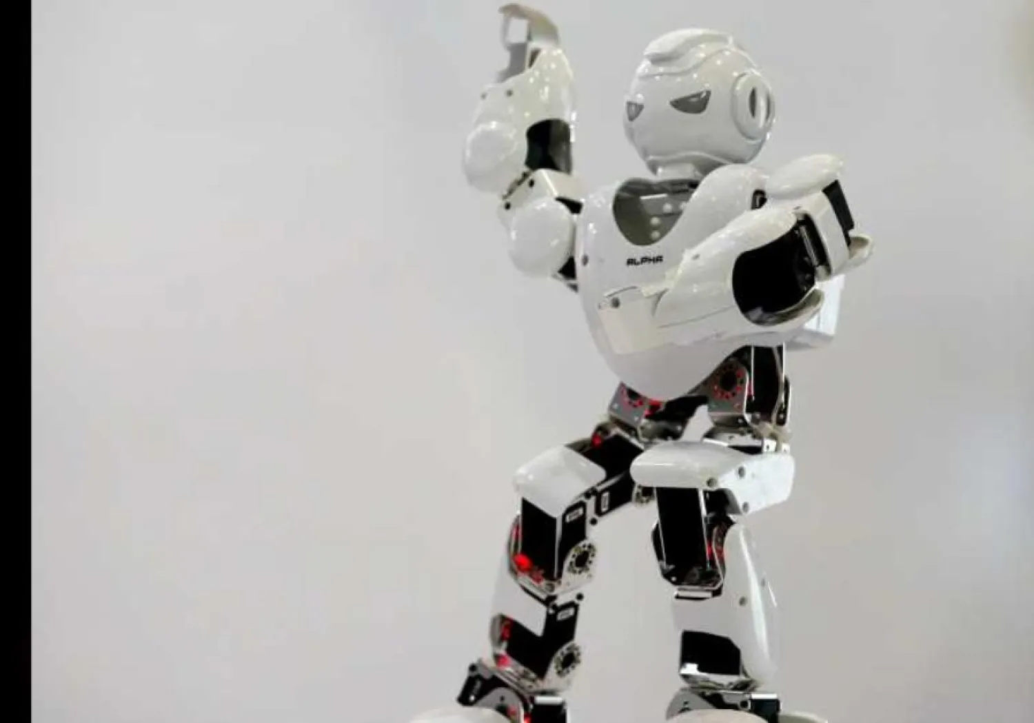 Humanoid intelligent robot Alpha developed by UBTECH. (photo credit: REUTERS)