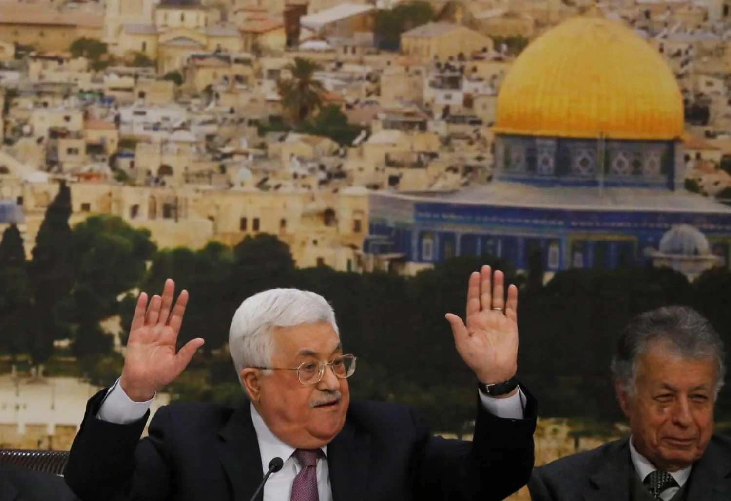 Palestinian President Mahmoud Abbas in the West Bank city of Ramallah January 14, 2018. (File Photo: Reuters/Mohamad Torokman)
